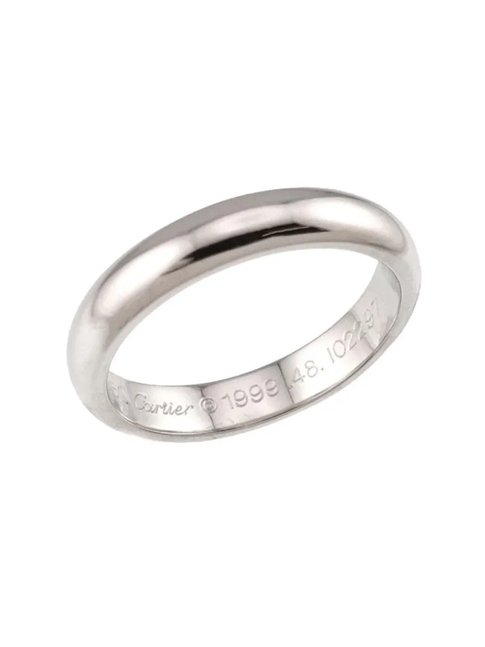Cartier Classic 48 Ring Pt Width Platinum